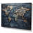 Rustic Routes world map - World Map Canvas Prints-97033688-97033685