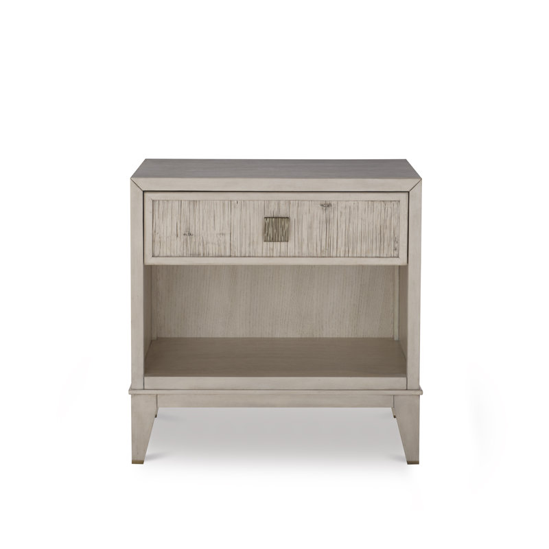 Caribe 1 - Drawer Solid Wood Nightstand, Peninsula