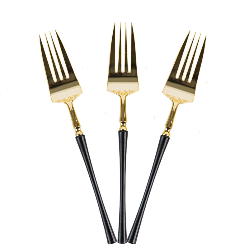 Fourchette à dîner jetable en plastique Ecoqualité