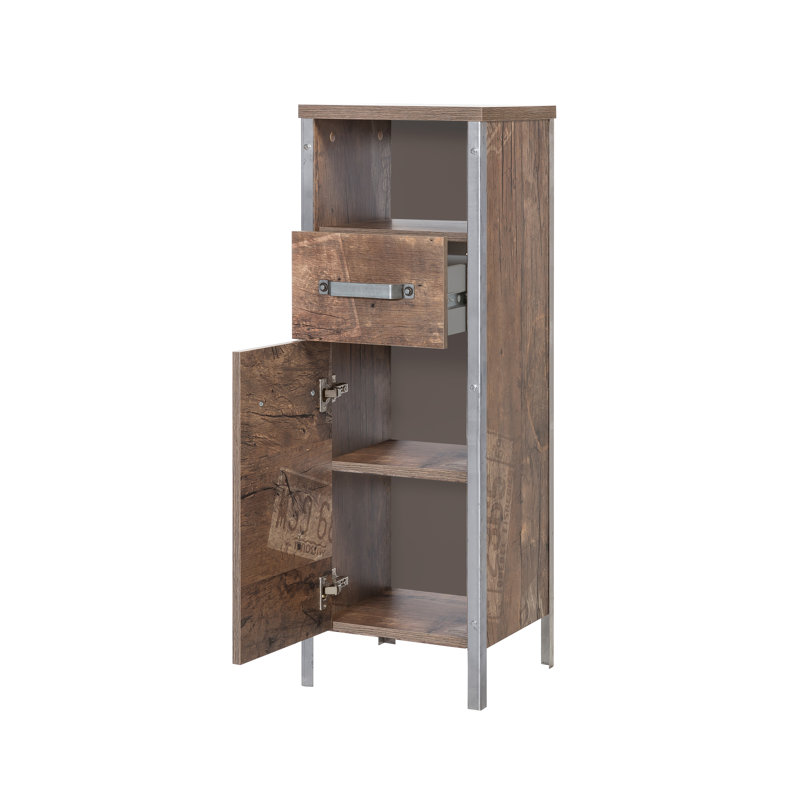 Harkon Bathroom Cabinet, Panamaeiche Dekor