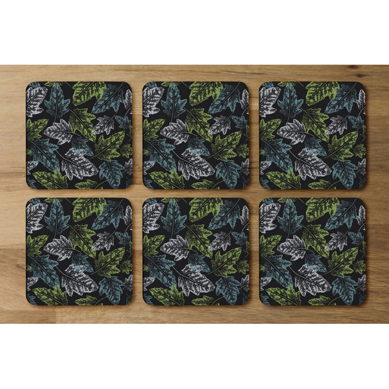 Square 6 Piece Coaster Set