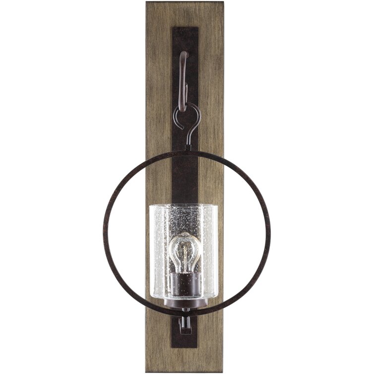 Niland 1 - Light Brown/Bronze Armed Sconce