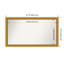 Townhouse Gold Non-Beveled Bathroom Wall Mirror-1016737295