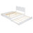 Queen Size Bed Frame, Upholstered Platform Bed With Headboard-1460755847