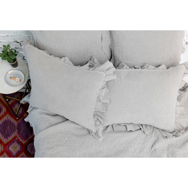 Dabney Nowak Cotton Reversible Quilt, Queen Quilt, Santorini