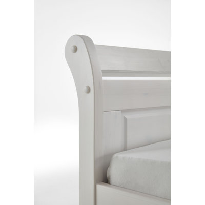 Eva Solid Wood Ottoman Storage Bed