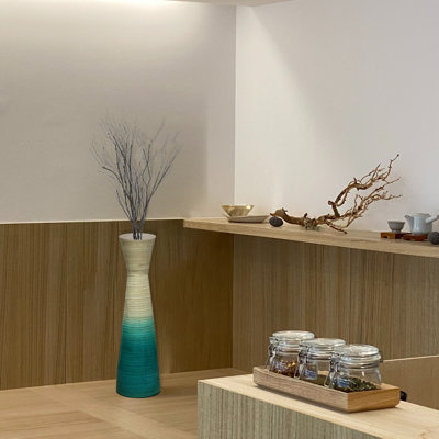 Vase de plancher en bambou 27 po Orren Ellis