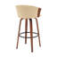 Tabouret de bar pivotant avec flexibilité Diana