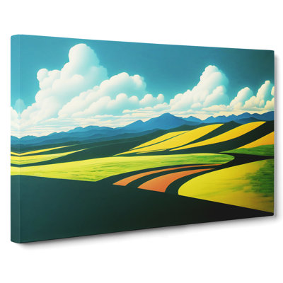Sweet Meadow Landscape - Wrapped Canvas