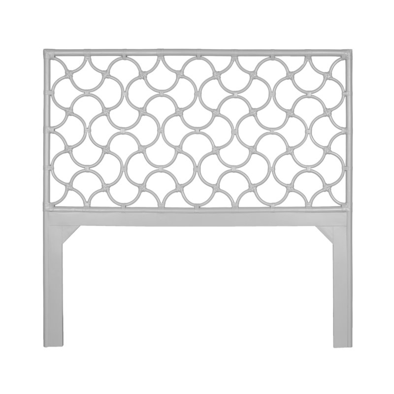 Mar Collection Headboard, Light Gray, Queen