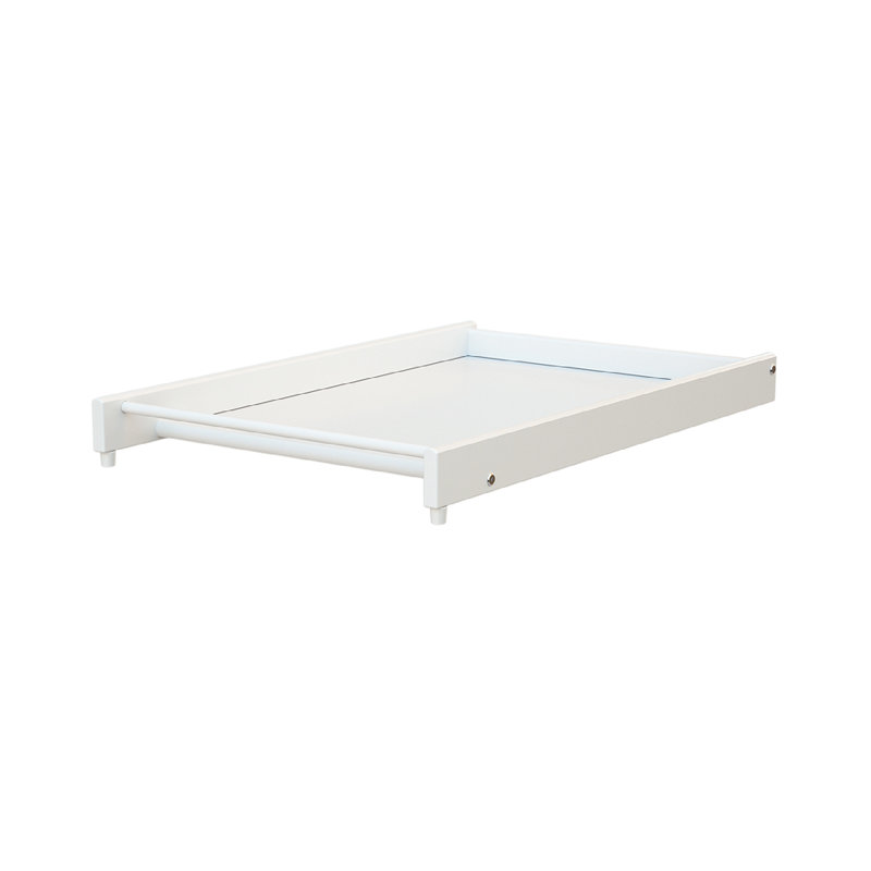 Removable Cot top changer ESSENTIEL in wood, White