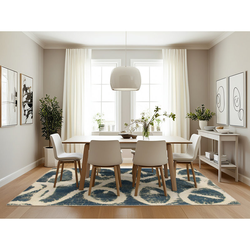 Tapis abstrait moderne 1151, Rectangle 7 pi x 10 pi
