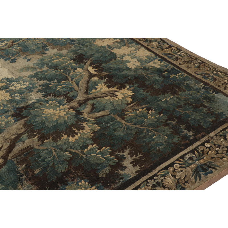 European, Antique One-of-a-Kind 9'X15'6 Area Rug