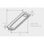 Flush 6 3/10" Centre Recessed Pull-10706362