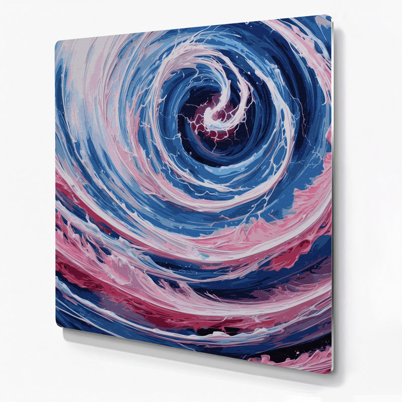 Art mural en métal Sci Fi Plasma Energy Formations