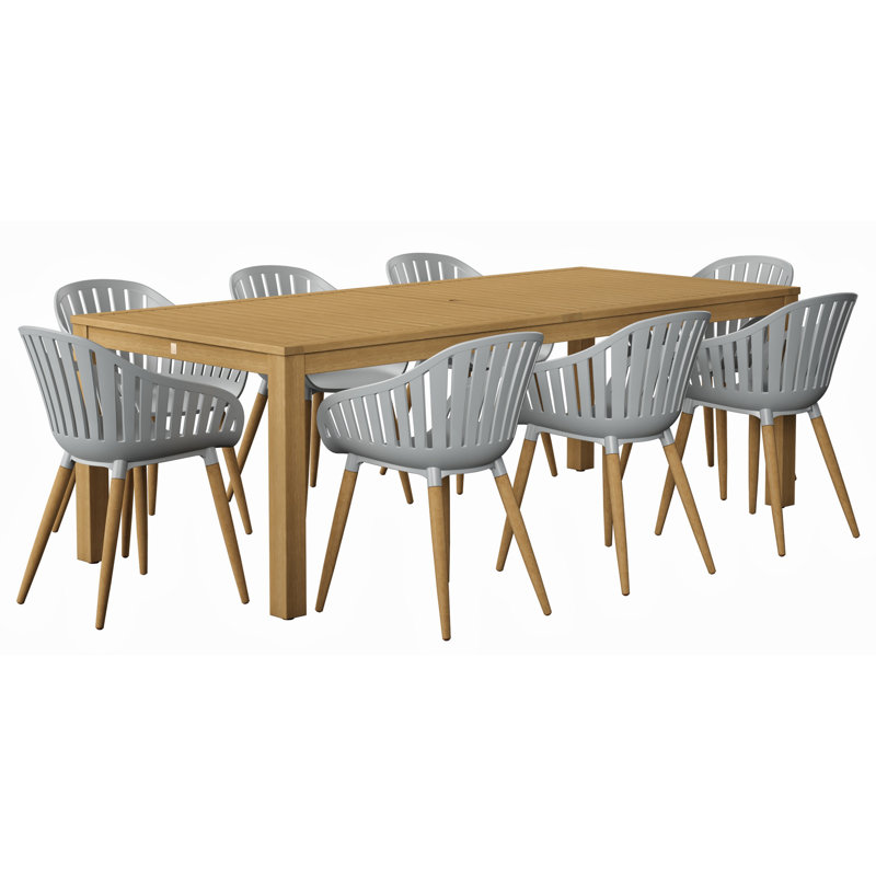 Ensemble de salle à manger rectangulaire pour 8 personnes 39 po Como