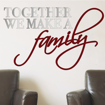 Text & Numbers Non-Wall Damaging Wall Decal