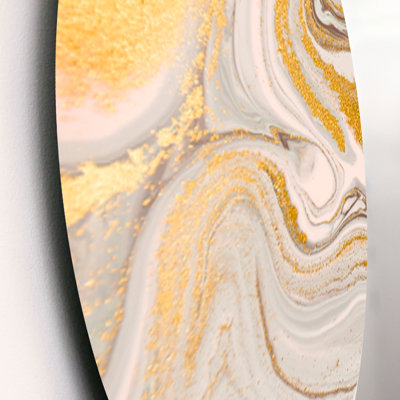 Glam Abstract Wall Decor on Metal