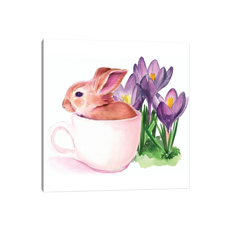 Bunny Crossing I by Jennifer Paxton Parker - Wrapped Canvas Gallery-Wrapped Canvas Giclée, 93.98 cm H x 93.98 cm W