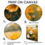Décoration murale jaune jaune vert bouton d'or - Sunlit Meadow IV-626284841-626285009