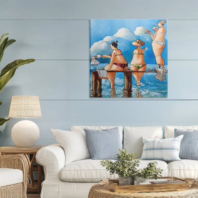 «Tea Break On The Jetty», conception par Ronald West