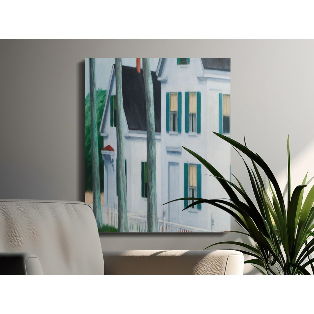 Hopper White House Classic Canvas Art