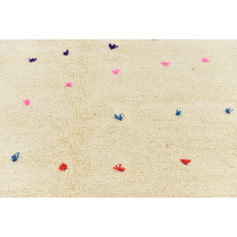 Tapis marocain ivoire