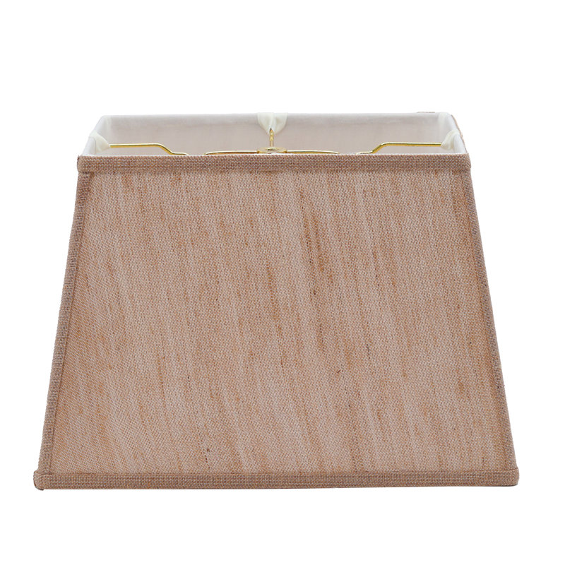 Rectangle en toile de jute avec garniture laveuse, H 10,5 po x l 15 po x P 11 po