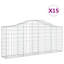 Ensemble de 15 paniers Vidaxl Gabion-113973671