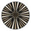 Tapis doux et moelleux à motif étincelant de luxe à motif étincelant noir - Reliure noire