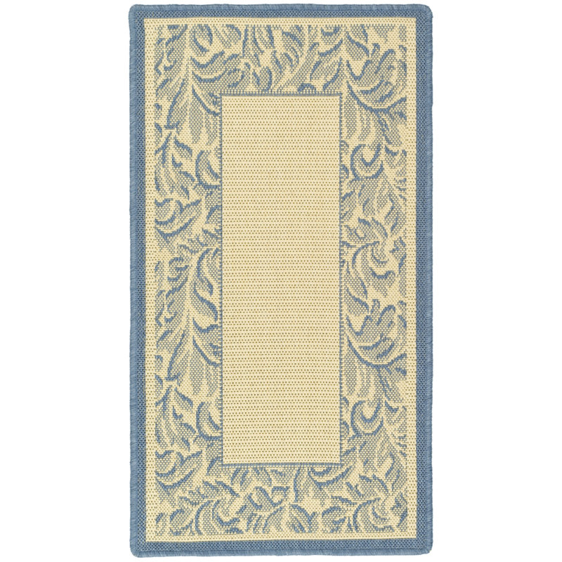 Tapis d'intérieur / extérieur à fleurs Herefordshire Performance, Rectangle 2 pi 7 po x 5 pi