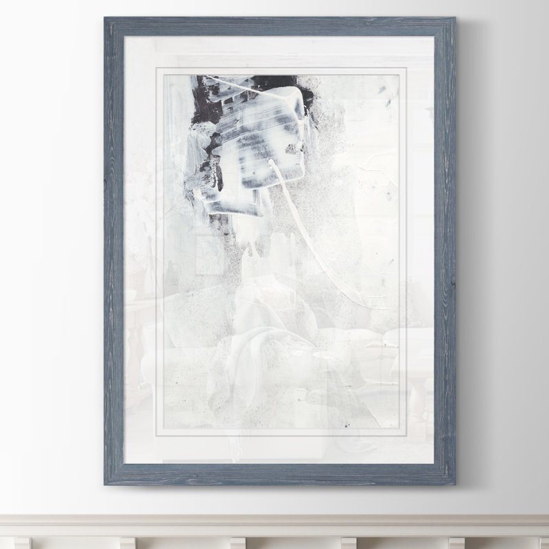 «Fire and Ice I» par Paul Cezanne - reproduction d'art encadrée, H 32 po x l 44 po x P 1,3 po, Papier avec cadre gris