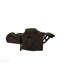 Fauteuil inclinable Linen Power Motion avec lève-personne et porte-gobelet - brun