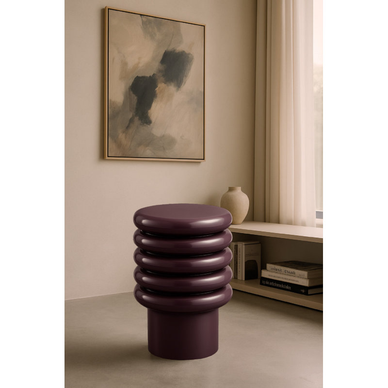 Iron Round Stool With Base