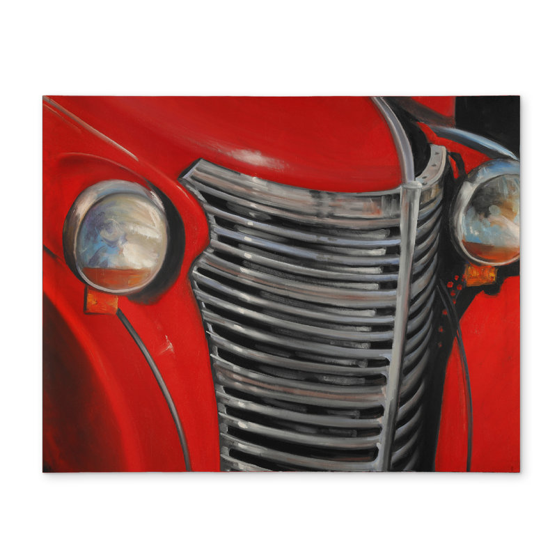 Napperon gris 50's Car Grid Vintage