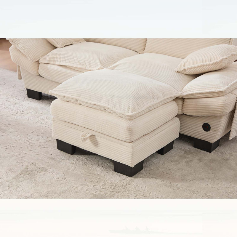 Repose-pieds repose-pieds seulement, Beige