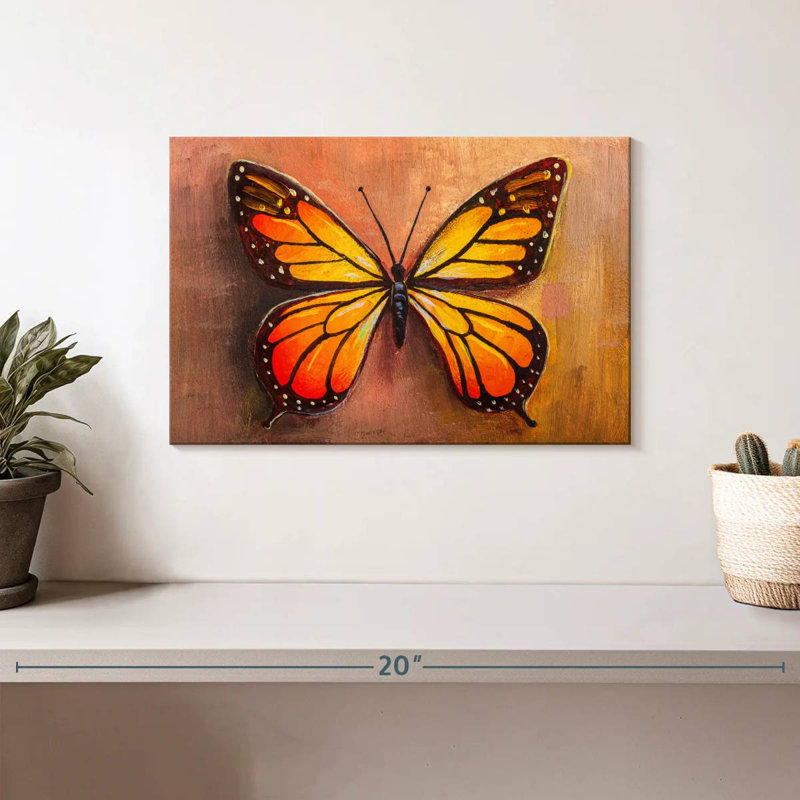 Brampt Simple Butterfly, 8" H x 12" W