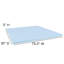 Addilynn 3" Cool Gel Infused Hypoallergenic Cooling Memory Foam Mattress Topper-425460671