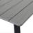 35 Inch Square Patio Dining Table With Umbrella Hole, Iron Frame Wpc Tabletop, All-weather-286661886