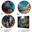 «Coral Mistic Underwater Kingdom I», art mural fantastique en métal-1070092463
