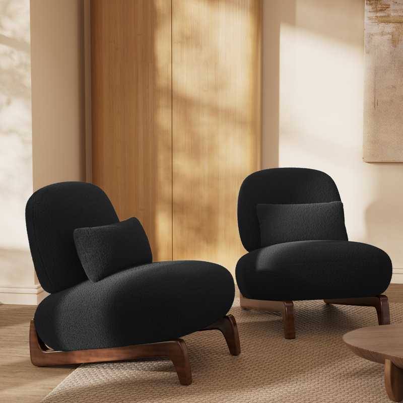 Ensemble de salon Keiven, Beige/noir