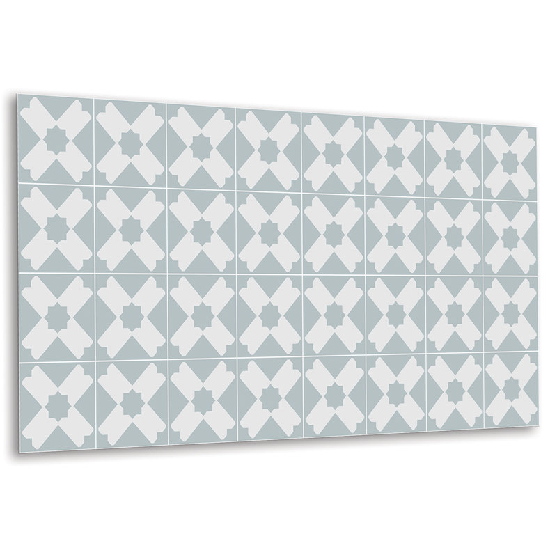 Wall Tiles Self Adhesive Vinyl Splashback Wall Stickers 39,37x19,68 Inch Sticker Tile Peel and Stick