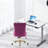 Office Chair,Modern Velvet Upholstered Tufted Button Home Office Chair with Golden Metal Base,Adjustable Desk Chair Swivel Office Chair-1948933344