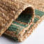 Tapis réversible en jute / coton tissé à la main Trigg-1901983343
