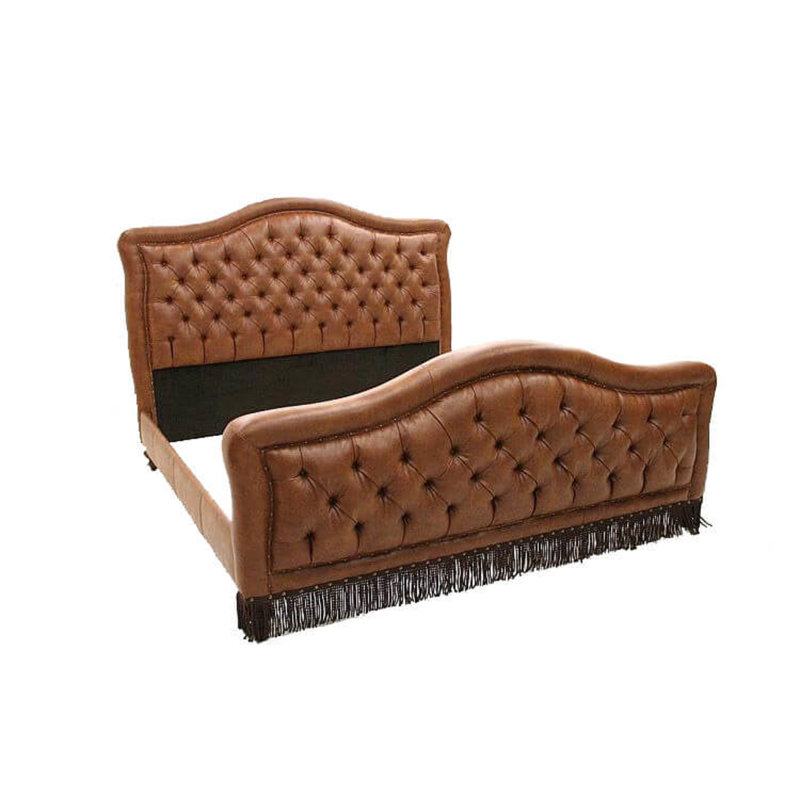Upholstered Bed, Violetta Baltic, French Dark Cherry, Old Gold E