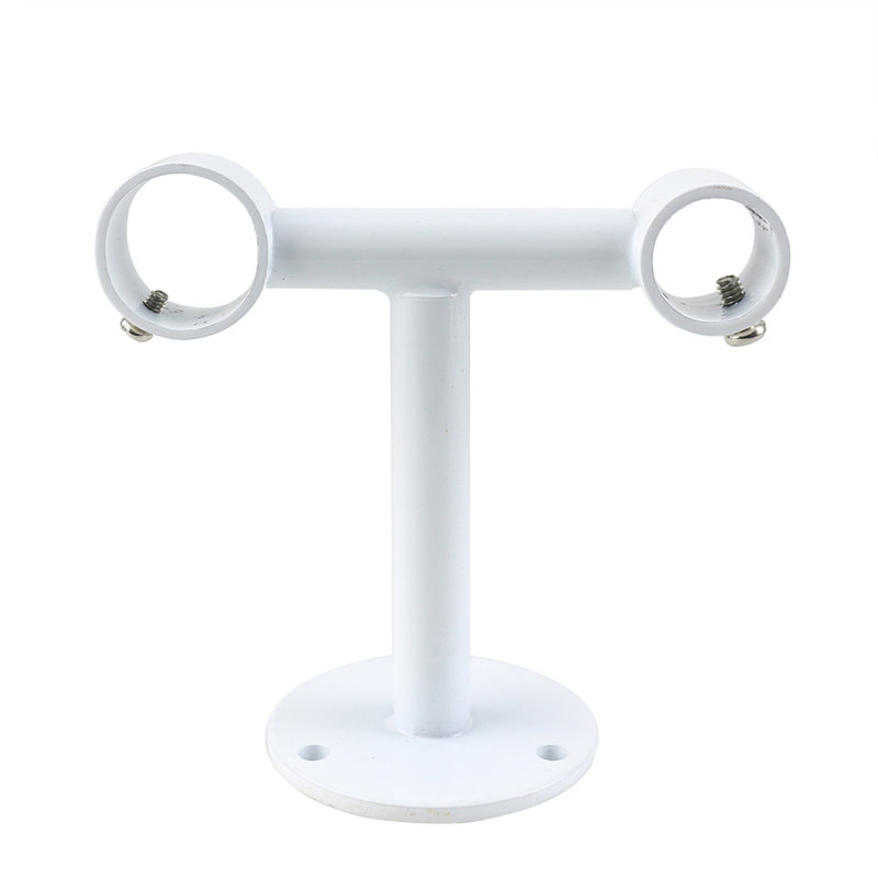 Support de fixation pour rideau Perrigo, Blanc lustré, H 3,5 po x l 4 po x P 1 po