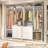 Closet Clothes Rack Garment Rack With 4 Drawers, Freest...