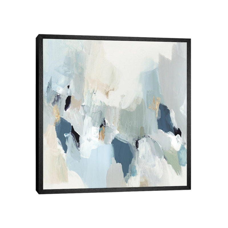 Little Talks II by Isabelle Z - Painting on Canvas, Black Framed, 93.98 cm H x 93.98 cm W