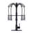 Commercial Kitchen Faucet In Matte Black, Spring High Arc Pull Down, Scratch & Spot , 304 Stainless Steel Modern Single Handle Down Function, Steel, 8.8" Spout Height, 1.8Gpm Flow Rate-115599319