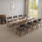 Upholstered folding Dining chair-1909532267